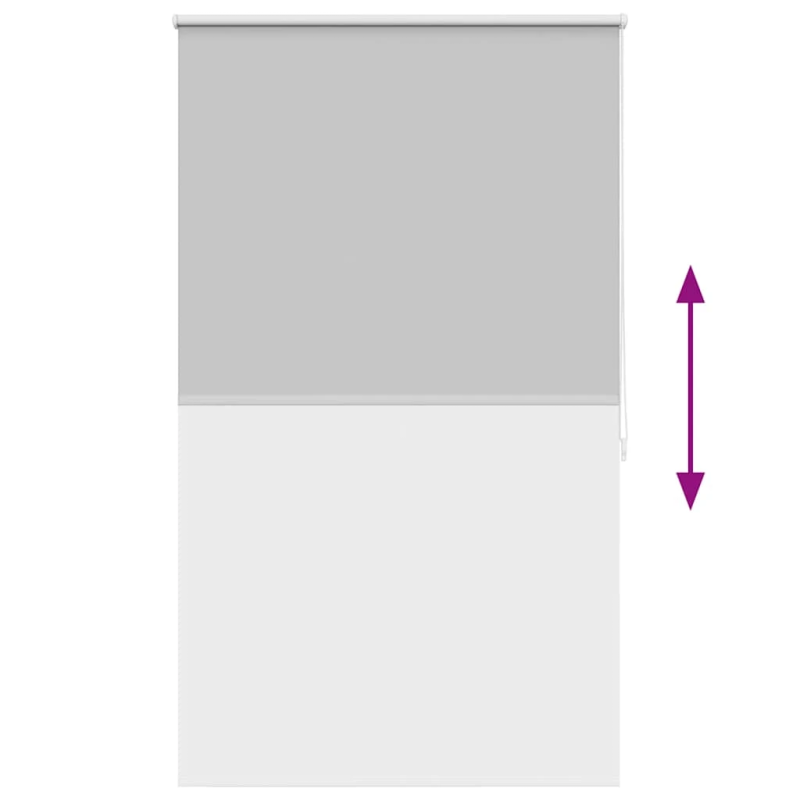 vidaXL Ruļļu Žalūzijas 120 x 175 cm Pelēkas