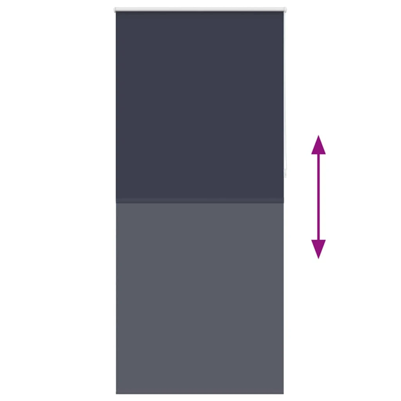 vidaXL Ruļļu Žalūzijas 120 x 230 cm Jūras Zilas