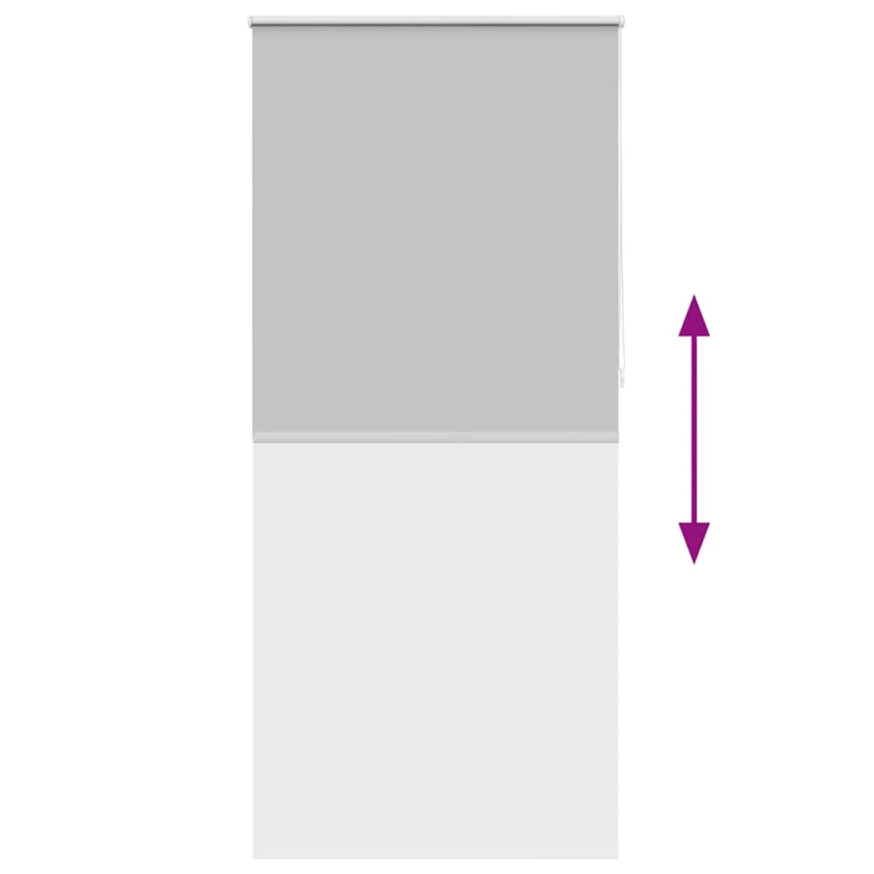 vidaXL Aptumšojošas ruļļu žalūzijas, 120 x 230 cm, pelēkas