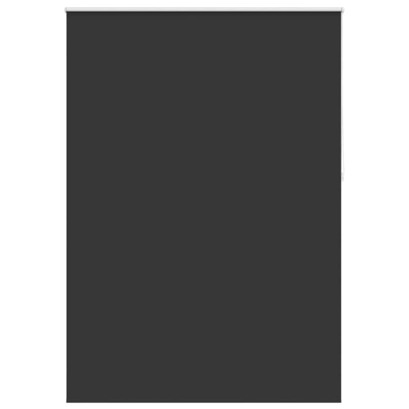 vidaXL Ruļļu žalūzijas, gaismu necaurlaidīgas, 140x230 cm, melnas