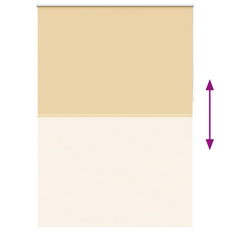 Ruļļu žalūzijas, gaismu necaurlaidīgas, 160x230 cm, bēšas