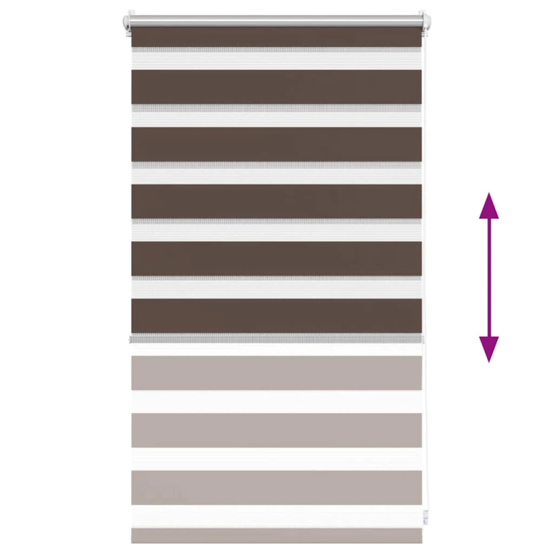 Svītrainas Žalūzijas 50 x 100 cm Brūna