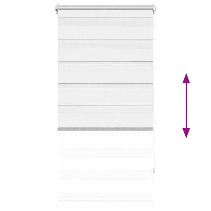 vidaXL Svītrainas Žalūzijas 60 x 120 cm Balta