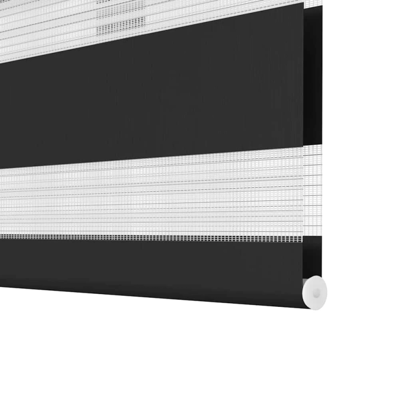 vidaXL Svītrainas Žalūzijas 60 x 120 cm Melna