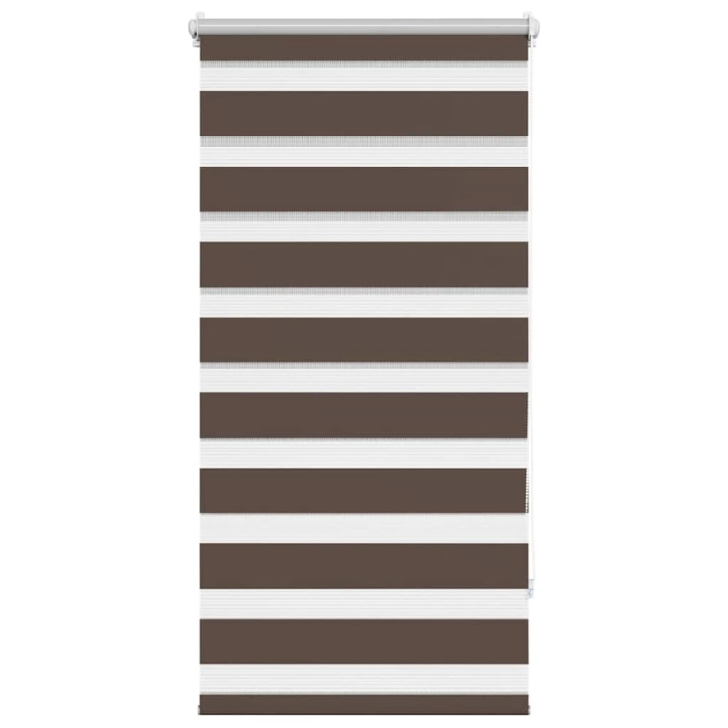 vidaXL Svītraina Žalūzija 60 x 120 cm Kafijas Krāsā