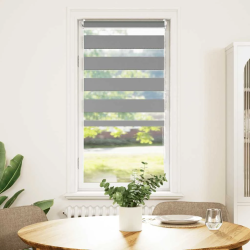 vidaXL Svītrainas Žalūzijas 80 x 150 cm Pelēkas