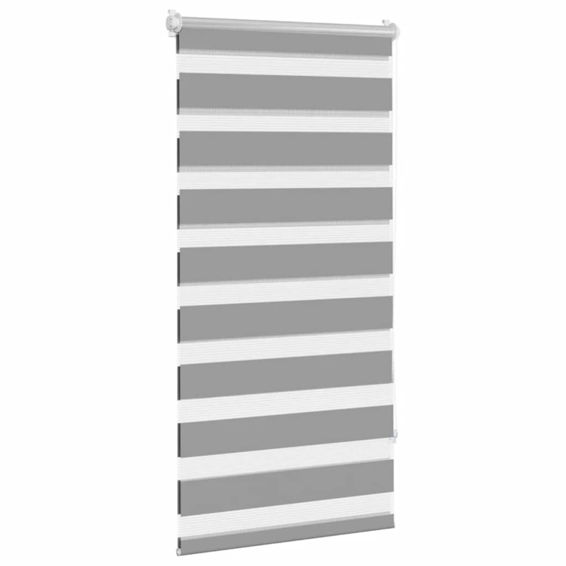 vidaXL Svītrainas Žalūzijas 80 x 150 cm Pelēkas
