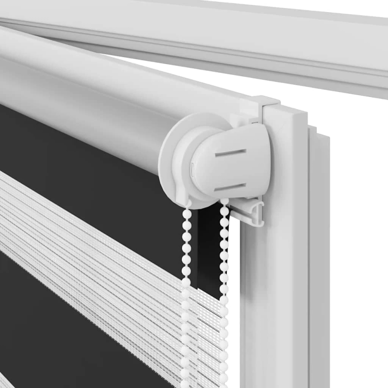 vidaXL Svītrainas Žalūzijas 80 x 150 cm Melnas