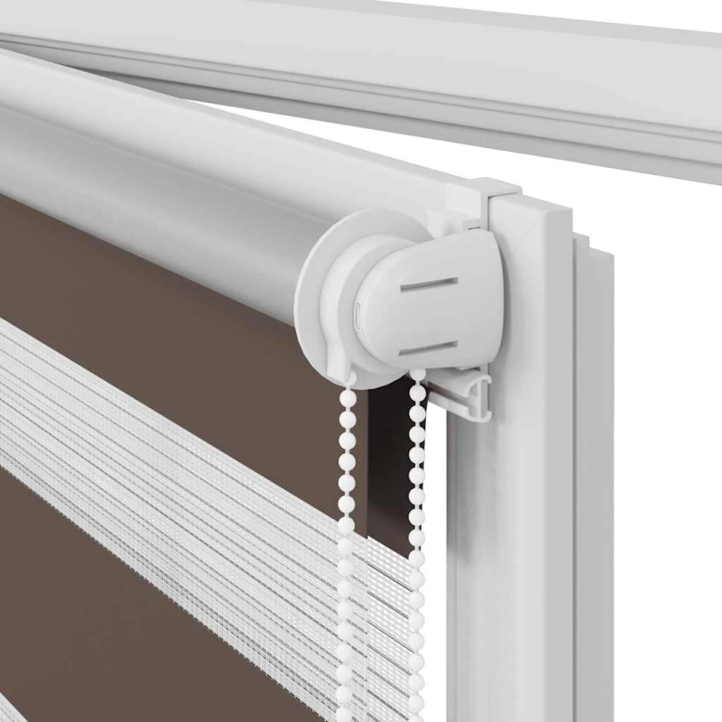 vidaXL Svītrainas Žalūzijas 80 x 150 cm Brūnas