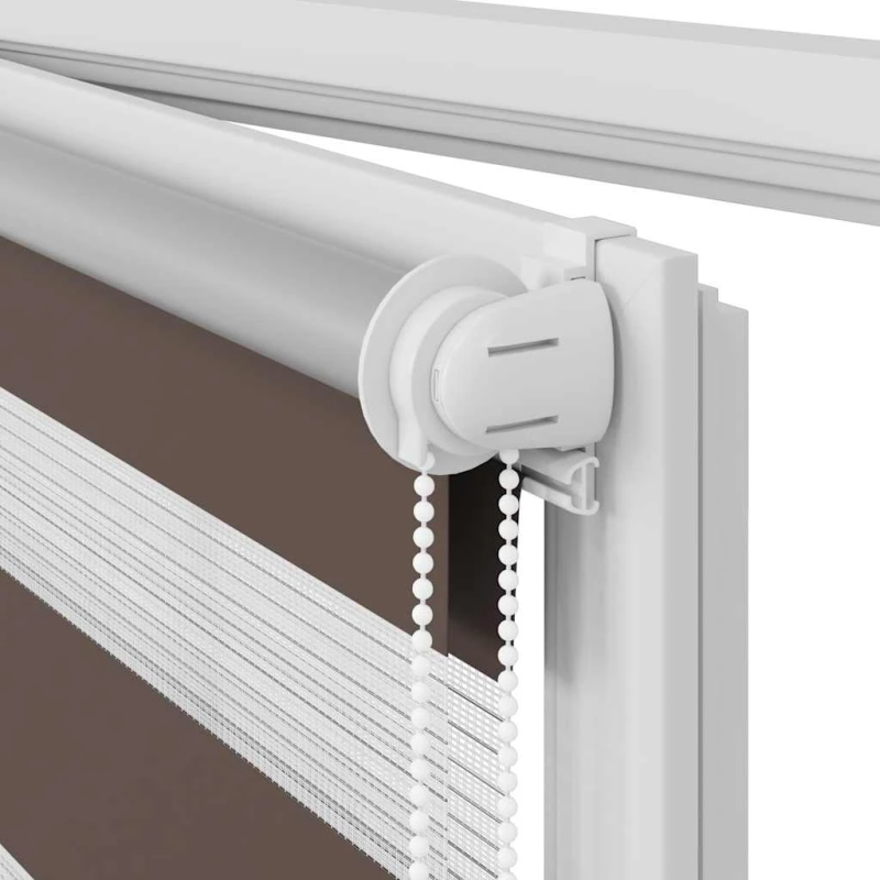 vidaXL Svītrainas Žalūzijas 80 x 175 cm Brūnas