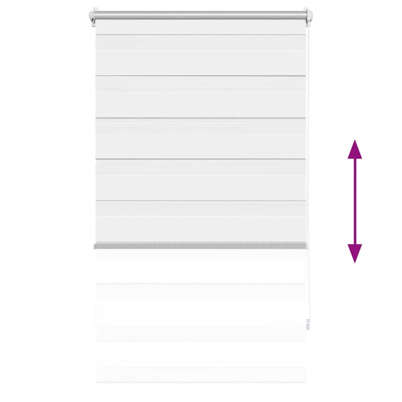 Svītrainas Žalūzijas 90 x 150 cm Baltas
