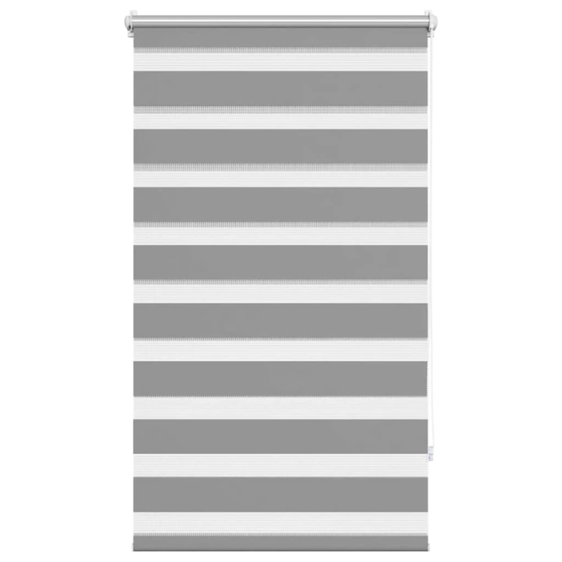 vidaXL Svītrainas Žalūzijas 90 x 150 cm Pelēkas