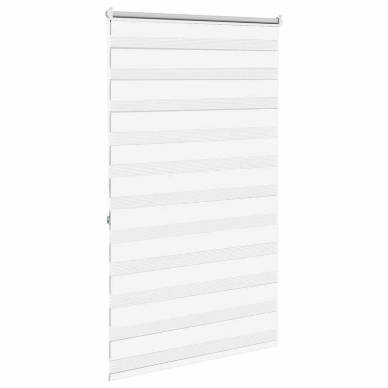 vidaXL Svītraina Žalūzija 100 x 75 cm Balta