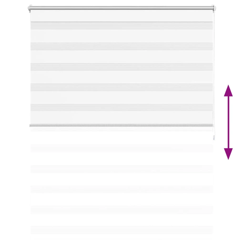 vidaXL Svītrainas Žalūzijas 120 x 175 cm Baltas