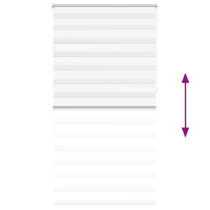 vidaXL Svītrainas Žalūzijas 120 x 230 cm Baltas