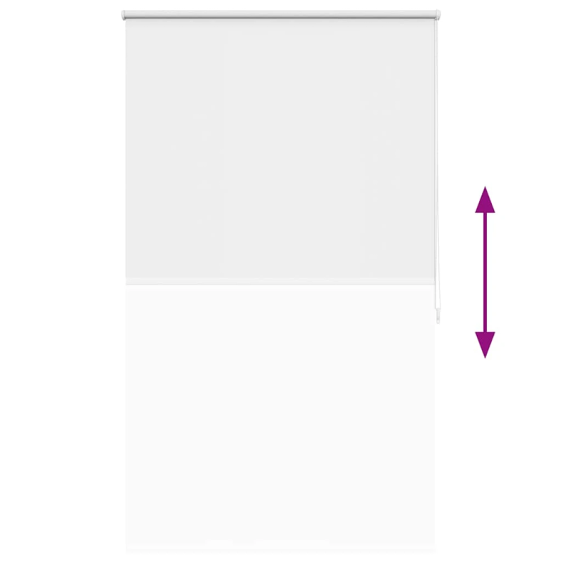 vidaXL Ruļļu Žalūzijas 80 x 175 cm Baltas
