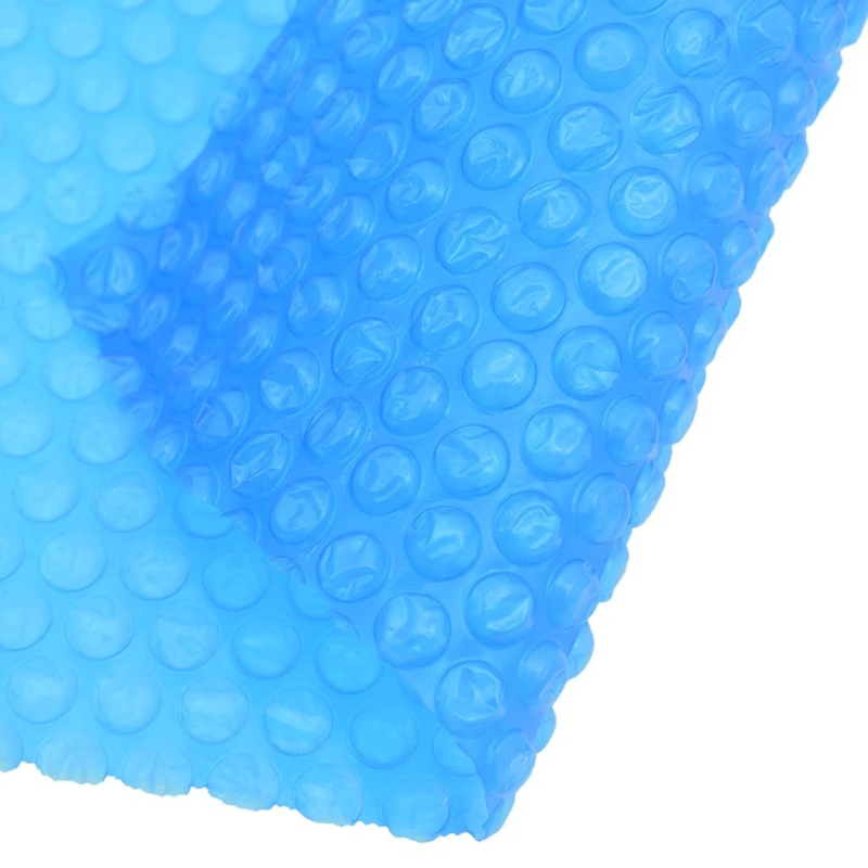 vidaXL baseina plēve, solāra, peldoša, apaļa, 300 cm, zils PE