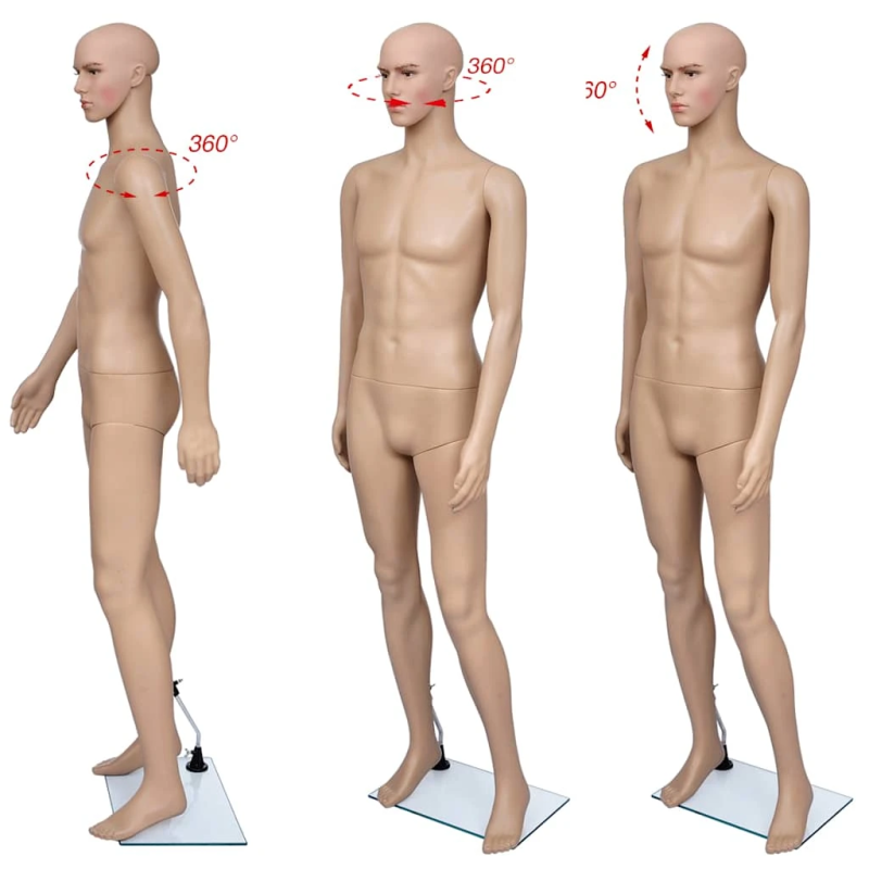 vidaXL vīriešu manekens, A