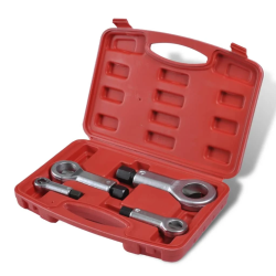 4 Uzgriežņu Sadalīšanas, Novilkšanas Komplekts Apaļiem 9mm-27mm Uzgr