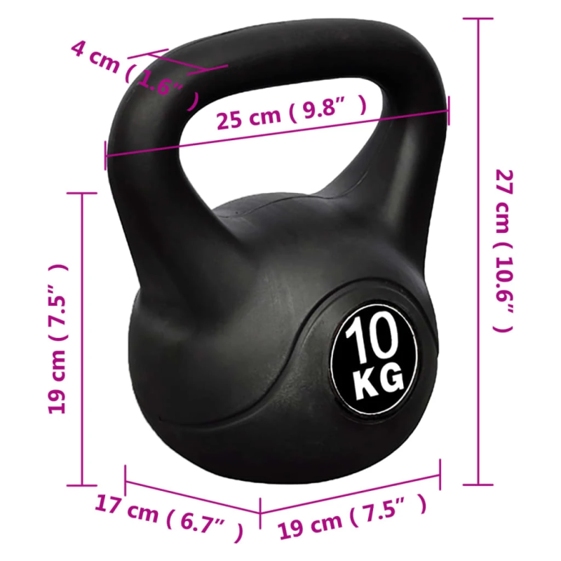 vidaXL svaru bumba, 10 kg