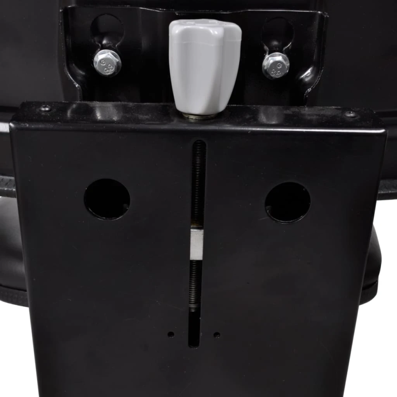 vidaXL traktora sēdeklis ar amortizatoru, melns