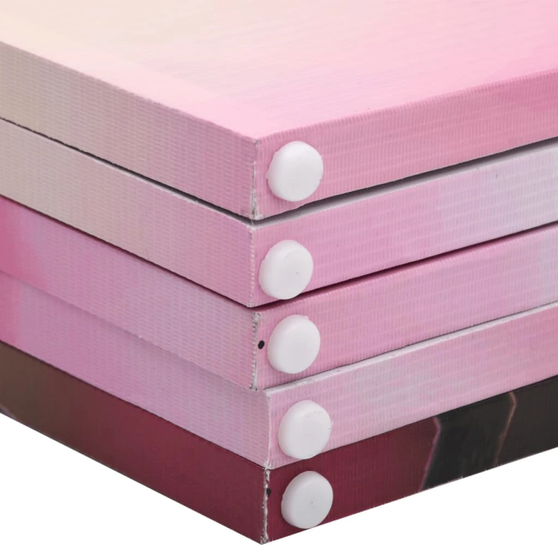 vidaXL istabas aizslietnis, 160x170 cm, saliekams, ziedu apdruka