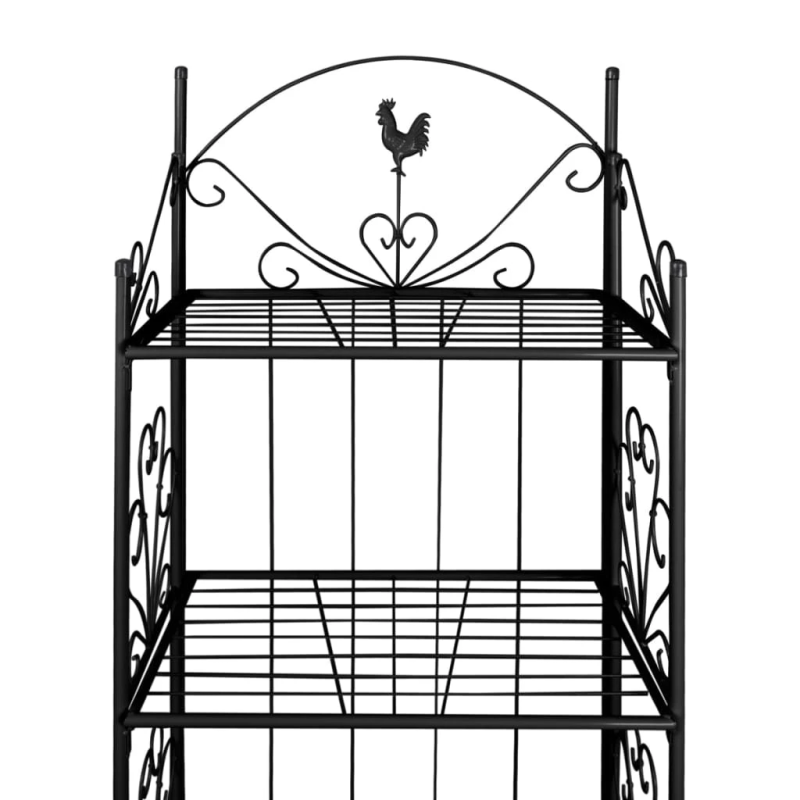 Tērauda Plaukts Augiem Melns