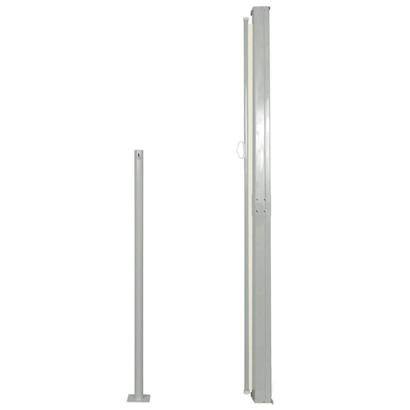 vidaXL izvelkama terases sānu markīze, 160x300 cm, krēmkrāsas