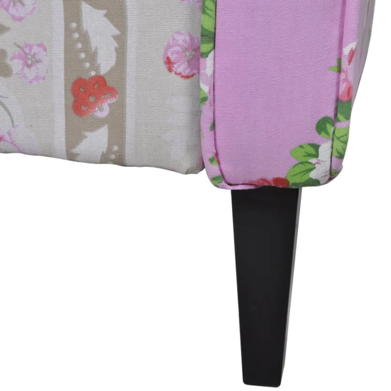 vidaXL atpūtas krēsls ar tekstilmozaīkas apdari