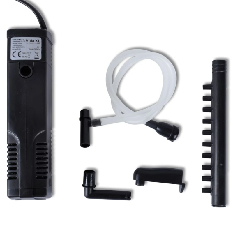 Akvārija Aktīvā Oglekļa Sūknis ar Filtru 300L-h