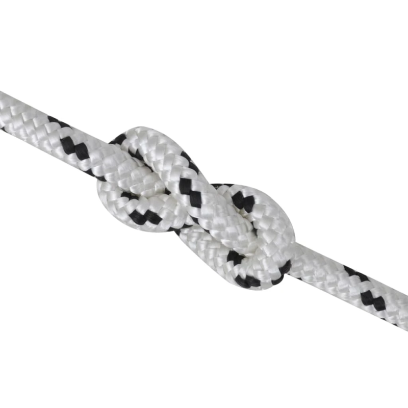 vidaXL pīta laivu virve, poliesters, 12 mm x 50 m