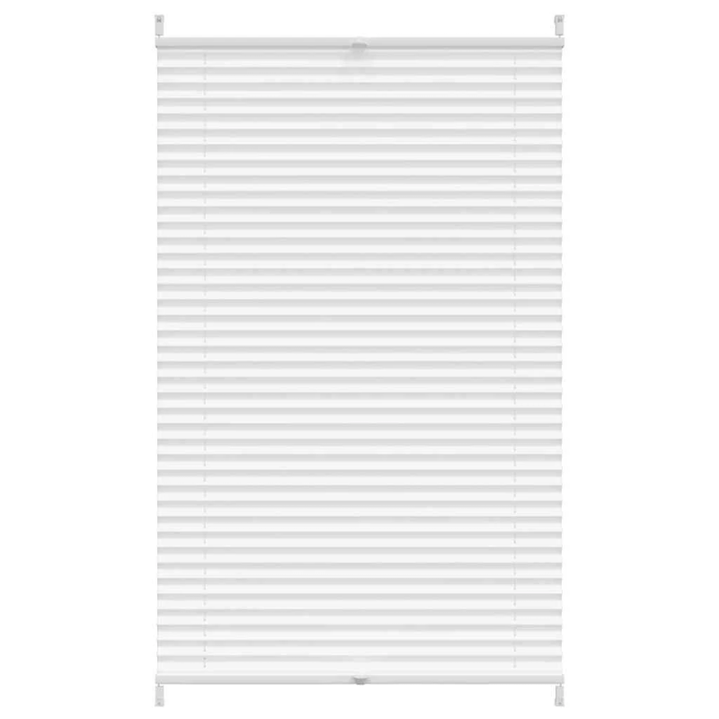 Plisē žalūzijas 80x100 cm, baltas, gofrētas