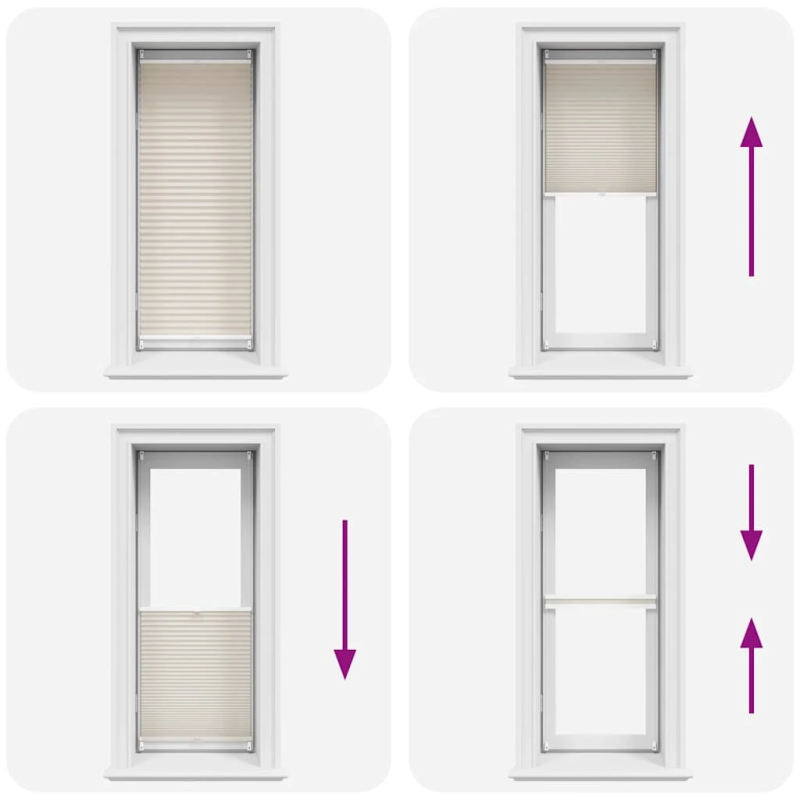 Bēšas Plisē Žalūzijas 60x125cm