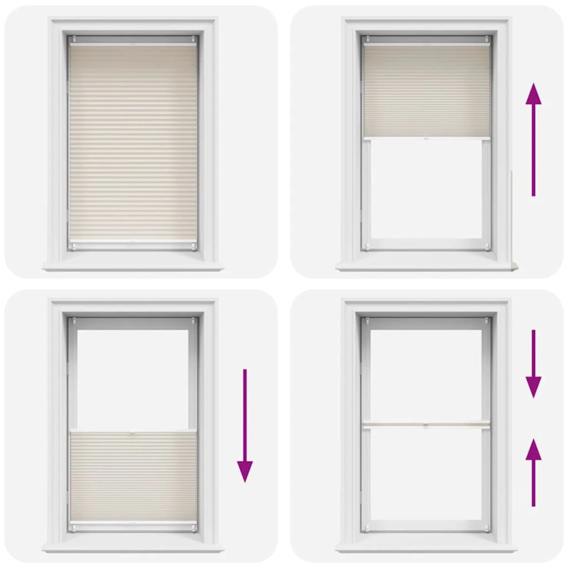 Bēšas Plisē Žalūzijas 80x100cm