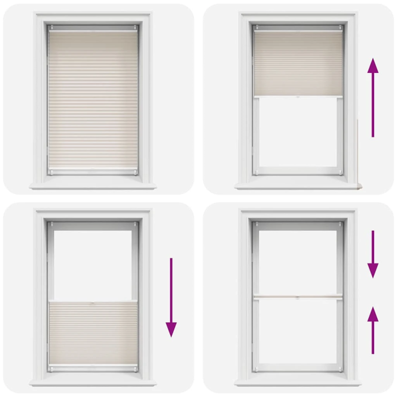 Bēšas Plisē Žalūzijas 90x100cm