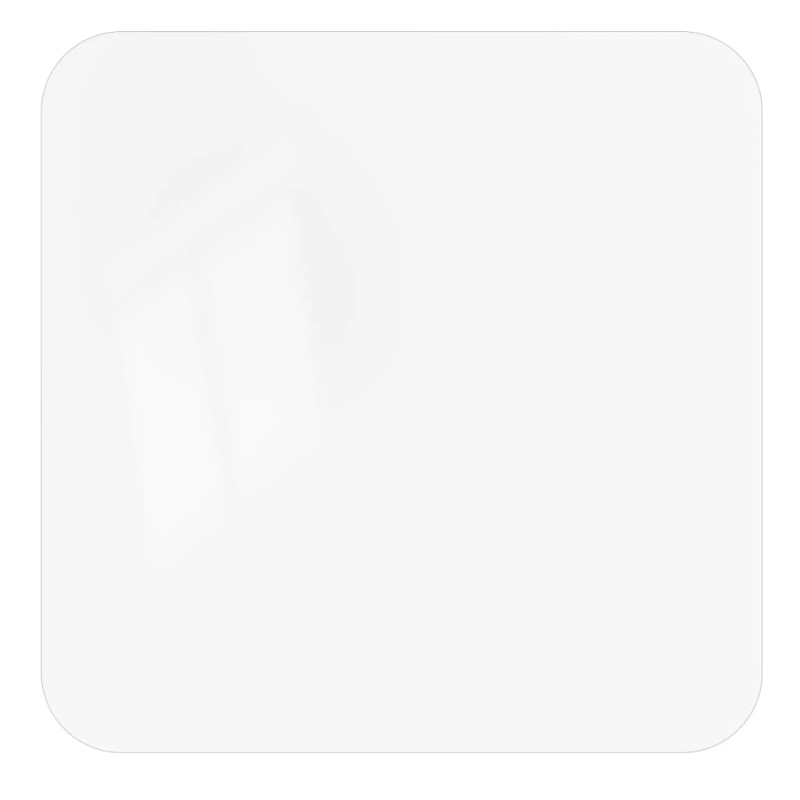 vidaXL grīdas aizsargs laminātam vai paklājam, 90x90 cm