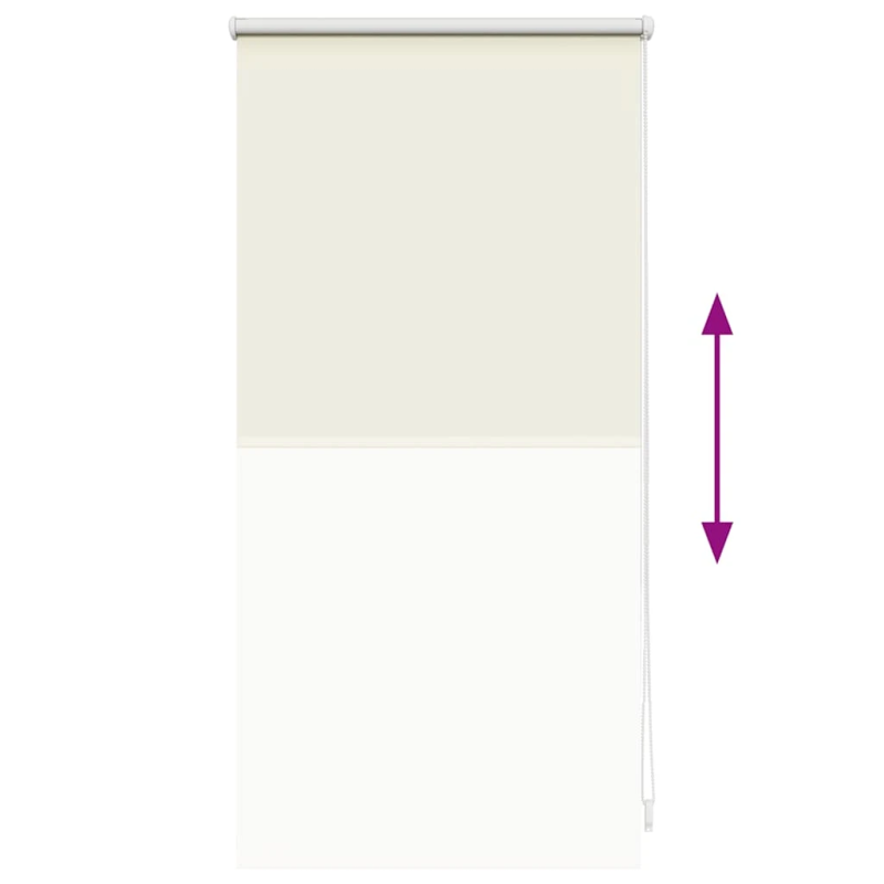 vidaXL Ruļļu Žalūzijas 40 x 100 cm Silti Balta