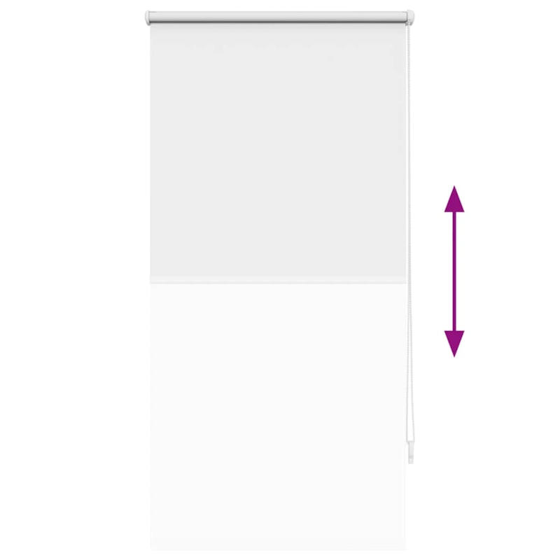 Ruļļu žalūzijas 60 x 120 cm baltas