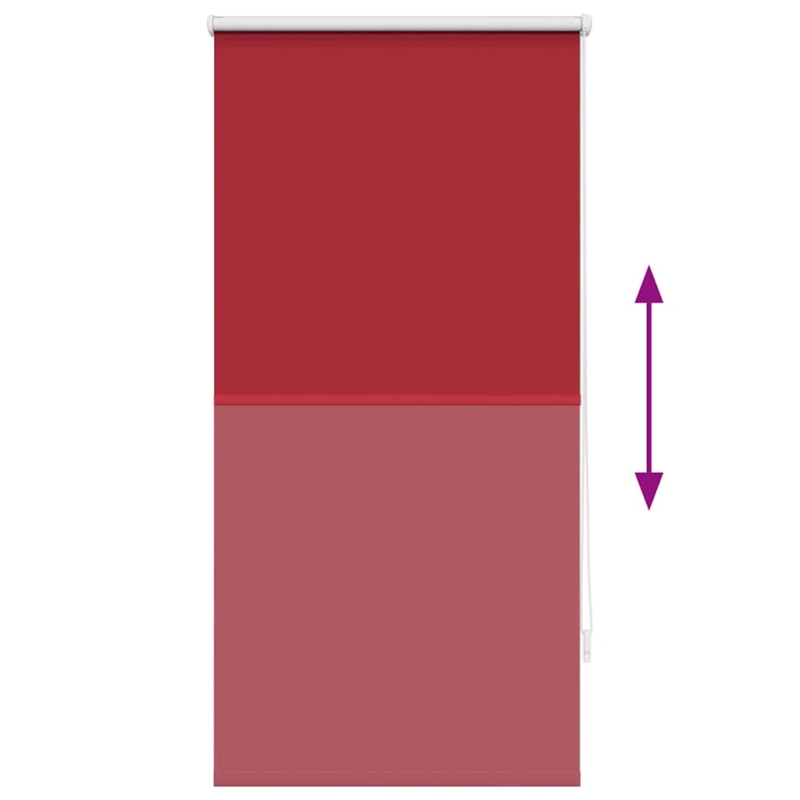 vidaXL Aptumšojošās Ruļļu Žalūzijas 60 x 120 cm Sarkanas