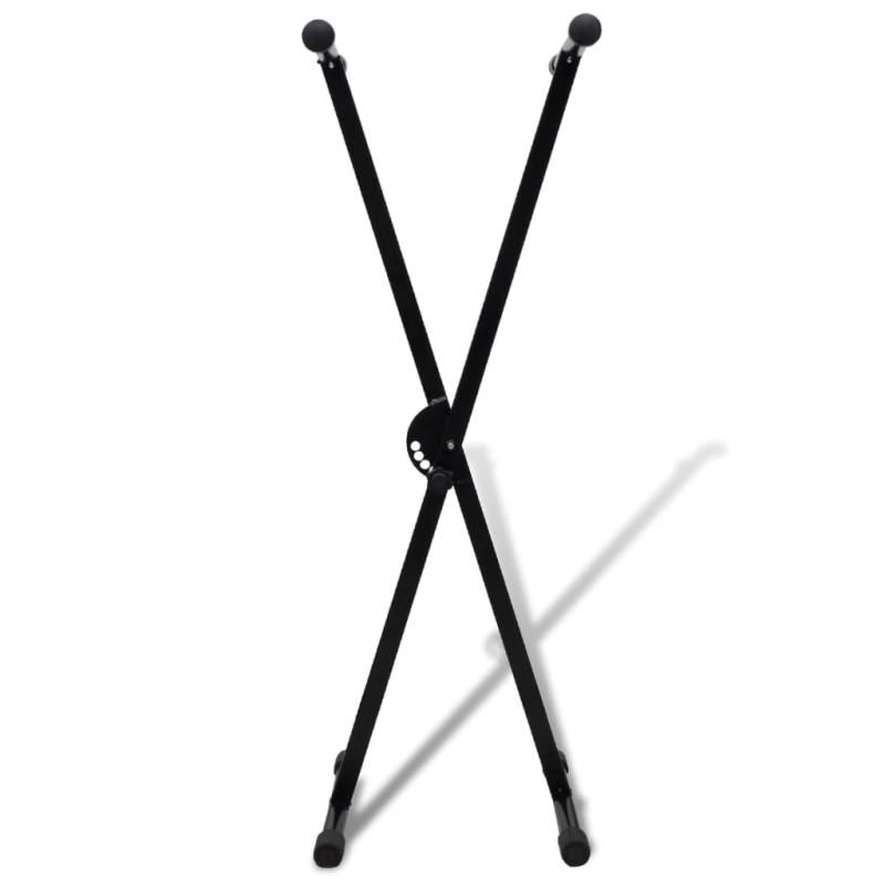 Regulējams statīvs taustiņinstrumentiem ar X-veida kājām