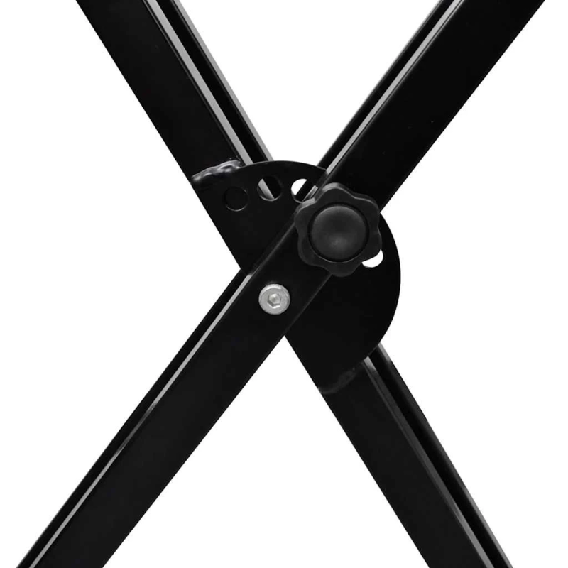Regulējams taustiņinstrumentu statīvs ar X formas rāmi