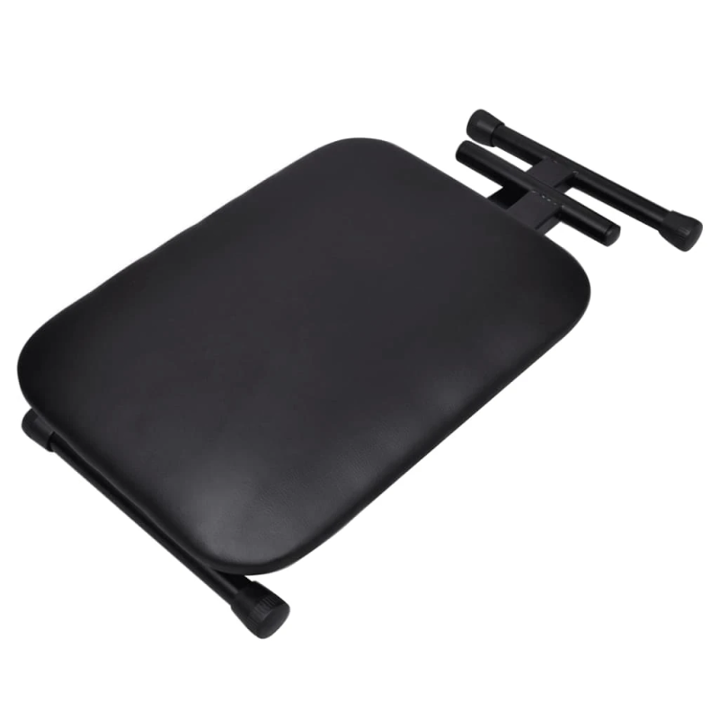 vidaXL klavieru krēsls, regulējams, saliekams