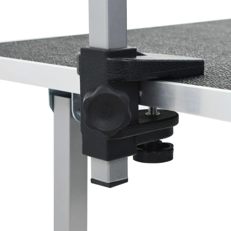 vidaXL mājdzīvnieku galds, kaķiem un suņiem, pielāgojams ar 2 cilpām