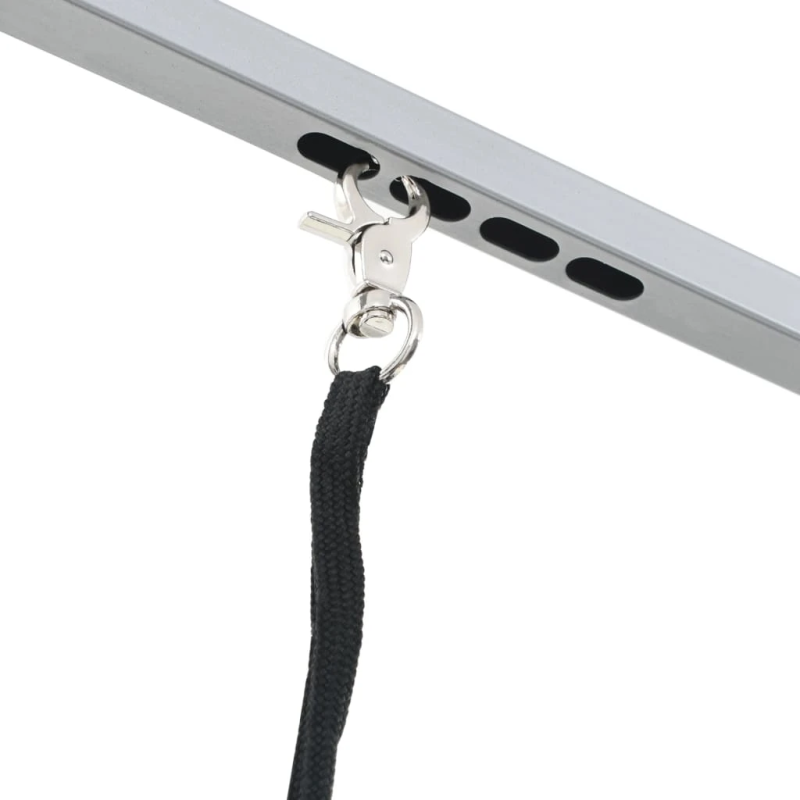 vidaXL mājdzīvnieku galds, kaķiem un suņiem, pielāgojams ar 2 cilpām