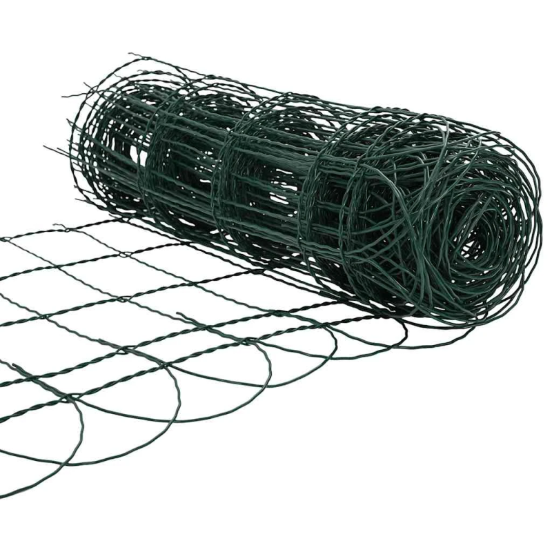vidaXL dārza nožogojums, pulverkrāsota dzelzs, 25x0,65 m
