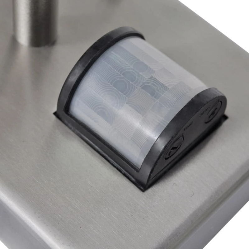 Sienas Lampa Nerūsējošais Tērauds ar Sensoru Cilindra Forma