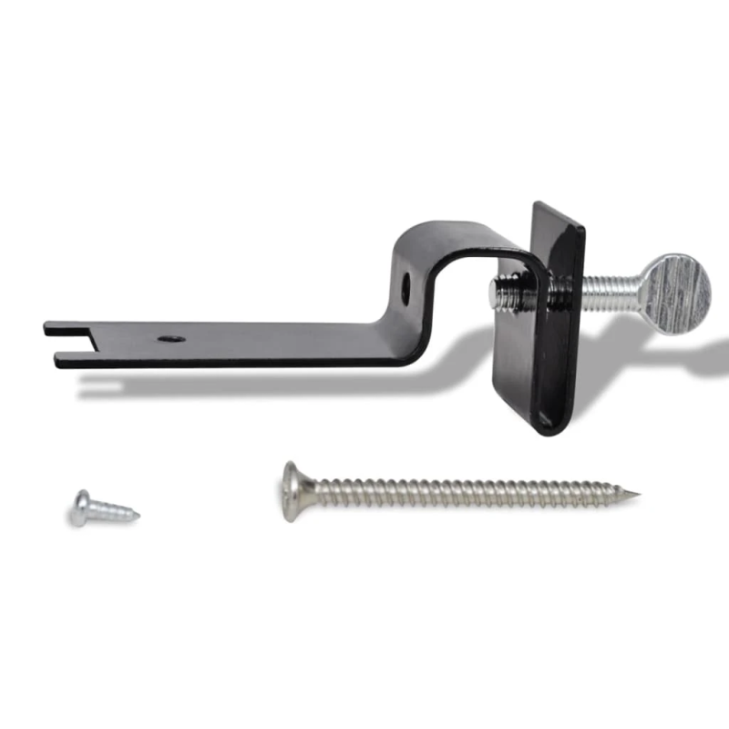 Āra lampu komplekts, 6 gab., melnas