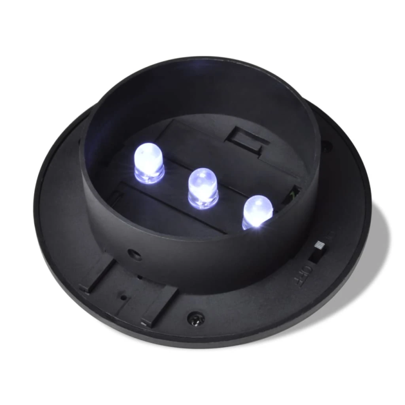 Āra lampu komplekts, 6 gab., melnas