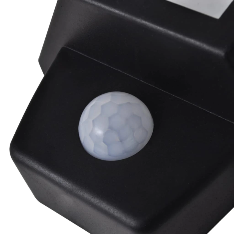 vidaXL sienas lampa ar saules bateriju un kustību sensoru