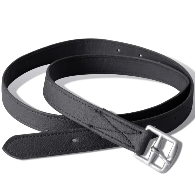 Zirgu seglu-sedlu komplekts 44.45 cm, āda melni 12 cm 5 piederumi